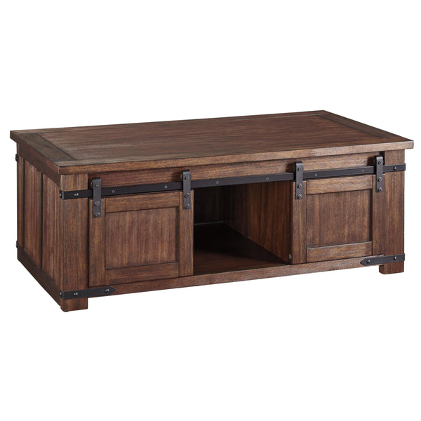  Signature Design by Ashley Budmore Cocktail Table T372-1 IMAGE 1