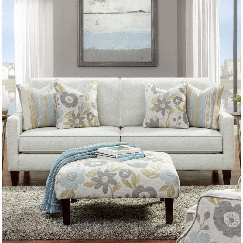 Fusion Furniture Fabric Ottoman 159 BLOSSOM BLISS IMAGE 2