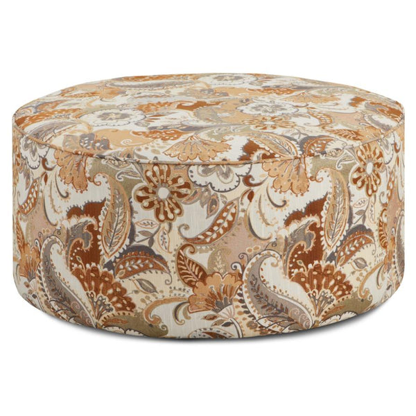 Fusion Furniture Fabric Ottoman 140 PRINCETON EARTH IMAGE 1