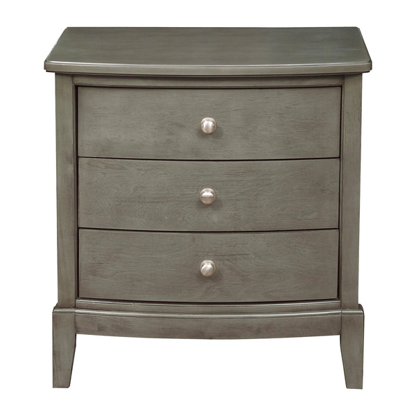 Homelegance Cotterill 3-Drawer Nightstand 1730GY-4 IMAGE 1