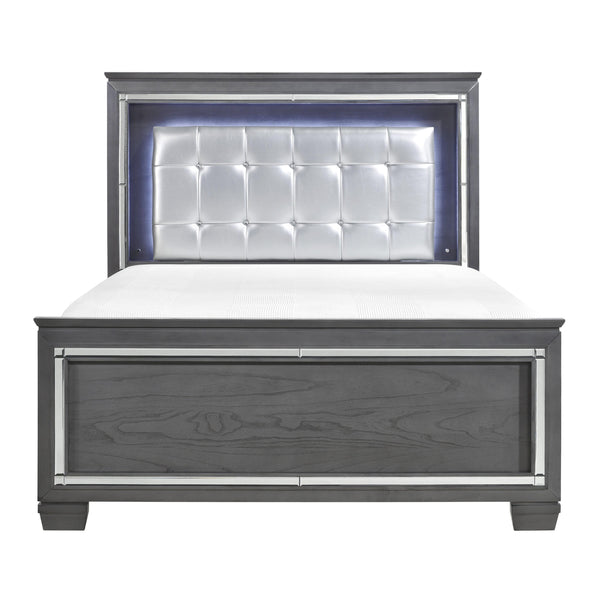 Homelegance Allura California King Upholstered Panel Bed 1916KGY-1CK* IMAGE 1
