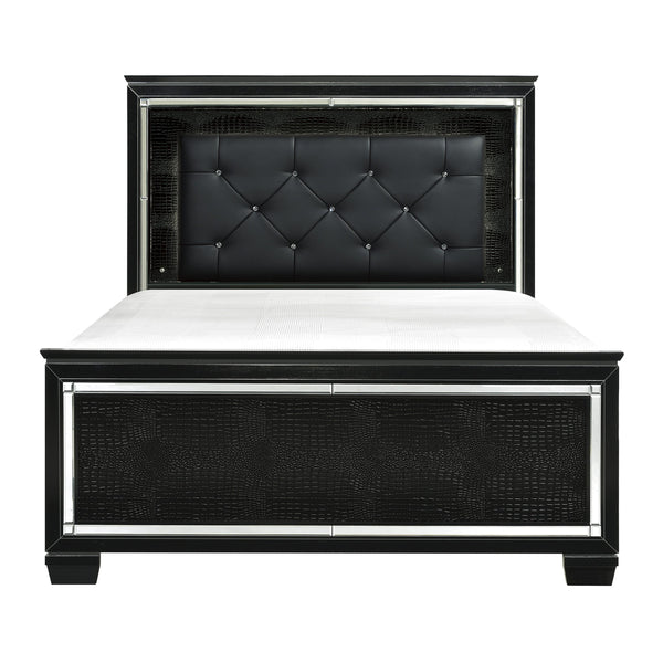 Homelegance Allura Full Upholstered Panel Bed 1916FBK-1* IMAGE 1