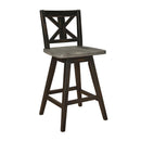 Homelegance Amsonia Counter Height Stool 5602-24BK IMAGE 2
