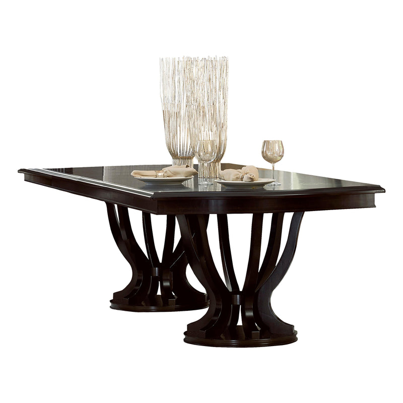 Homelegance Savion Dining Table with Pedestal Base 5494-106*