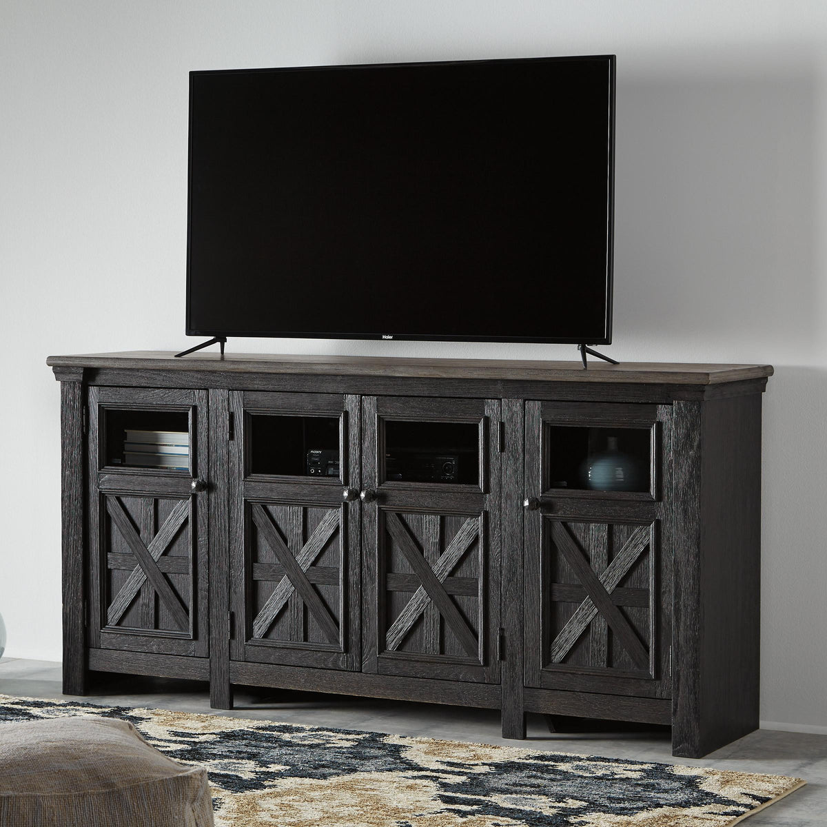 Signature Design by Ashley Tyler Creek TV Stand with Cable Management