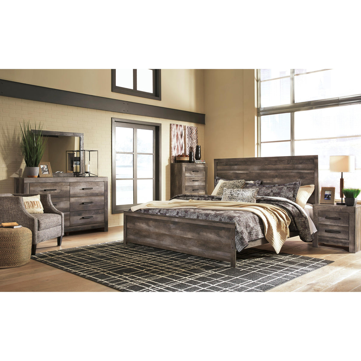 Signature Design by Ashley Wynnlow King Panel Bed B440-72/B440-97