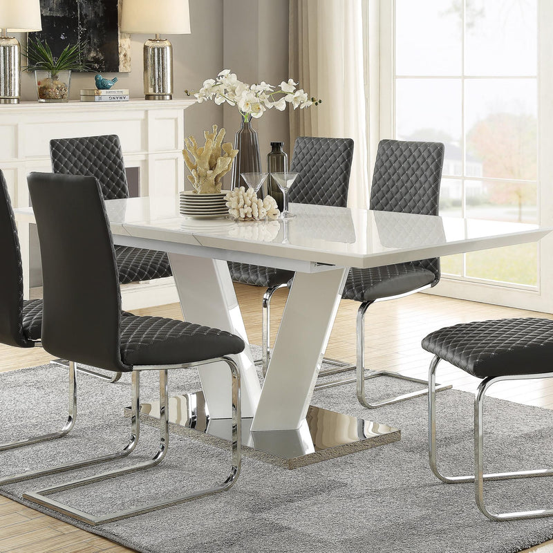 Homelegance Yannis Dining Table with Pedestal Base 5503T/5503B/5503B IMAGE 1