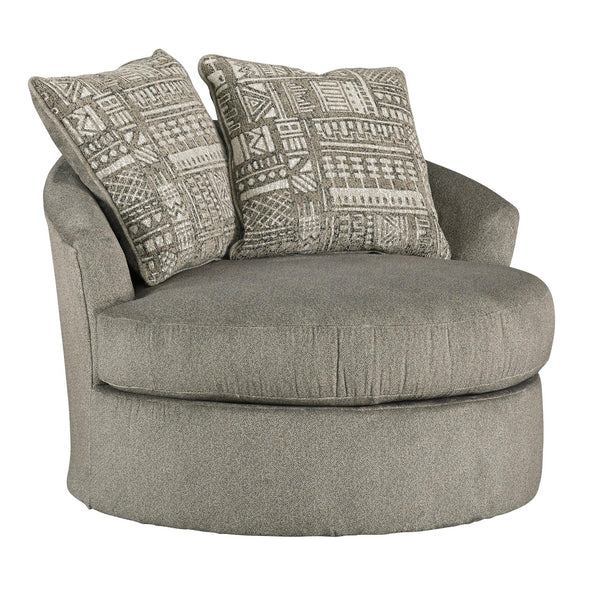 Signature Design by Ashley Soletren Swivel Fabric Accent Chair 9510344 IMAGE 1