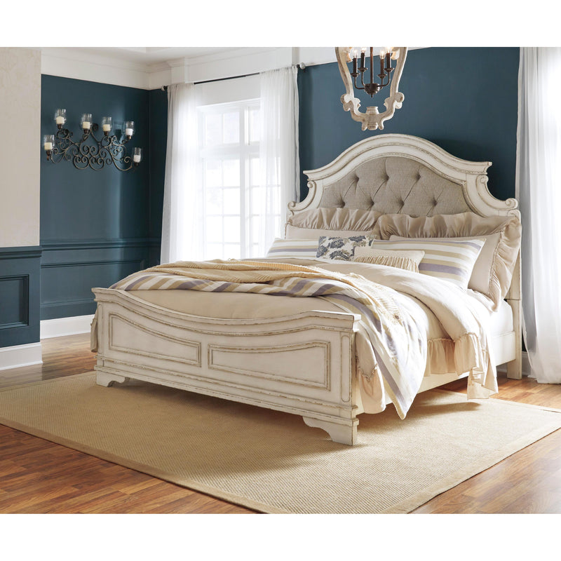 Signature Design by Ashley Realyn California King Upholstered Panel Bed B743-58/B743-56/B743-94 IMAGE 2