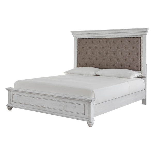 Benchcraft Kanwyn King Upholstered Panel Bed B777-158/B777-56/B777-97 IMAGE 1