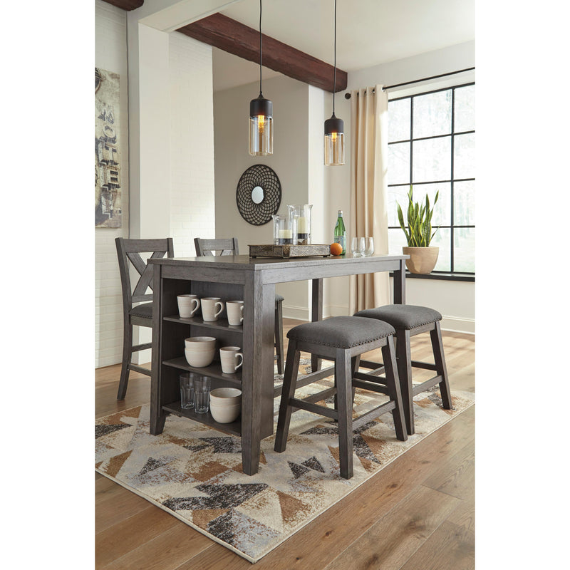 Signature Design by Ashley Caitbrook Counter Height Dining Table with Trestle Base D388-13 IMAGE 4