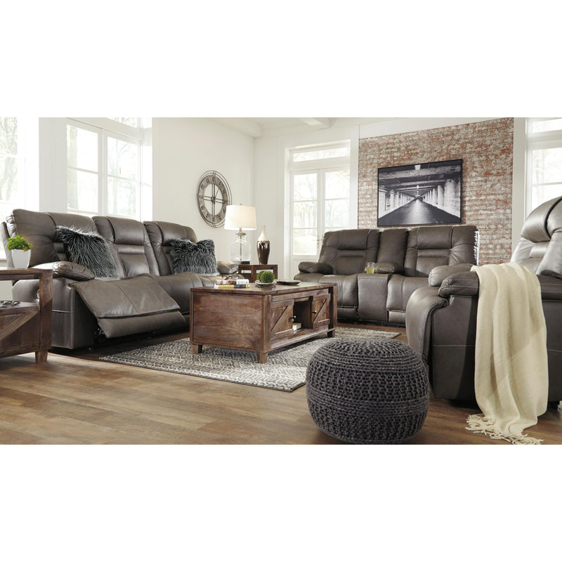 Signature Design by Ashley Wurstrow Power Leather Match Recliner U5460213 IMAGE 10