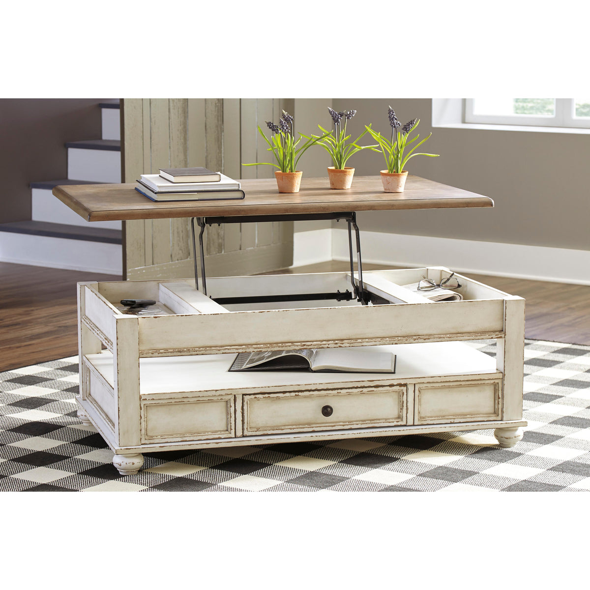 Signature Design by Ashley Realyn Lift Top Cocktail Table T523-9