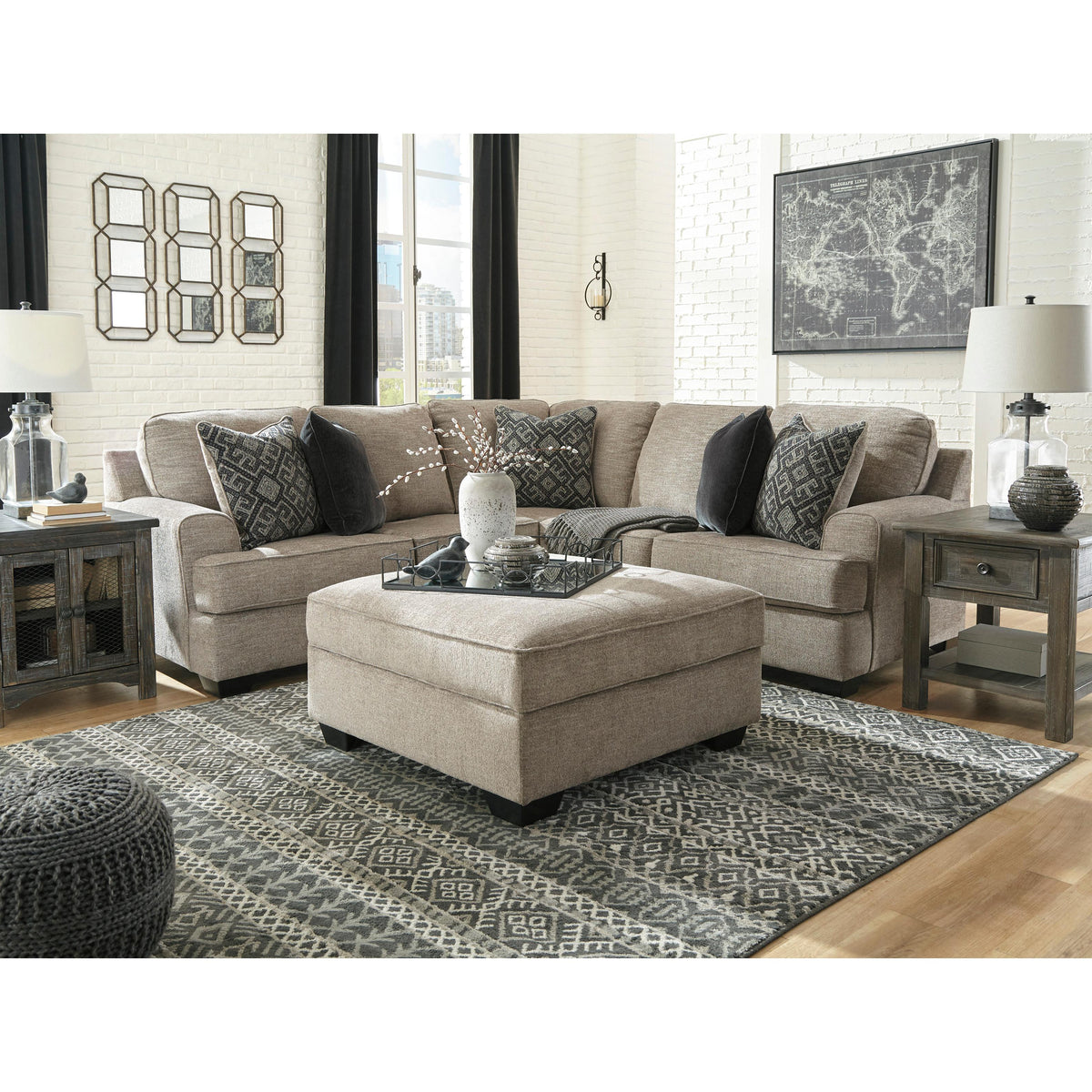 Signature Design by Ashley Bovarian Fabric 2 pc Sectional 5610355/5610