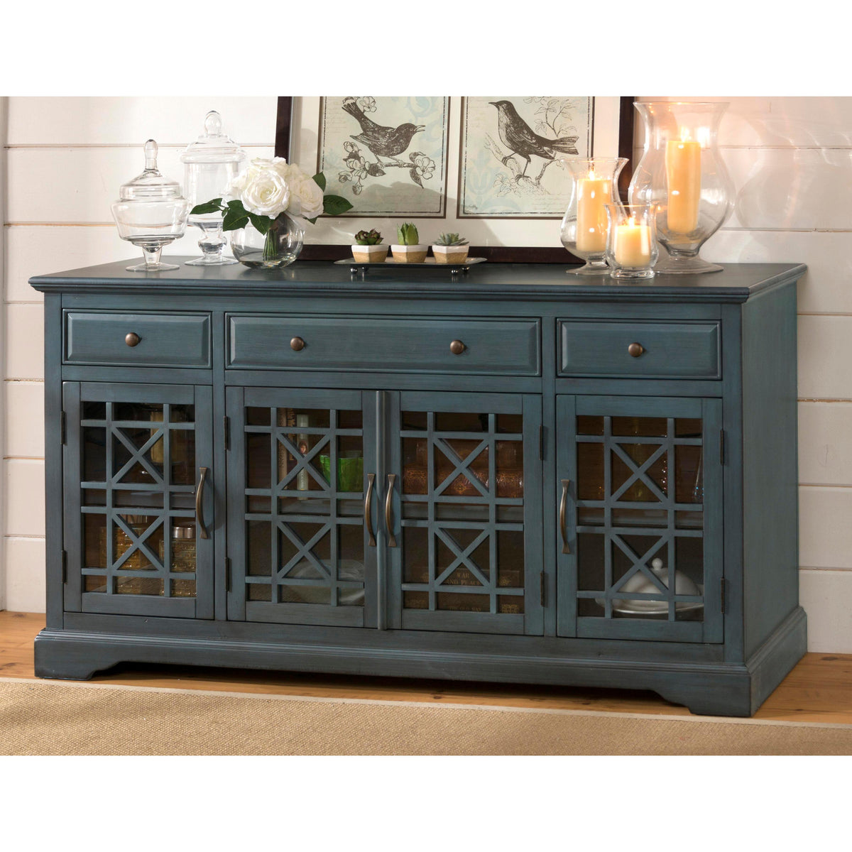 Jofran Craftsman TV Stand with Cable Management 175-60