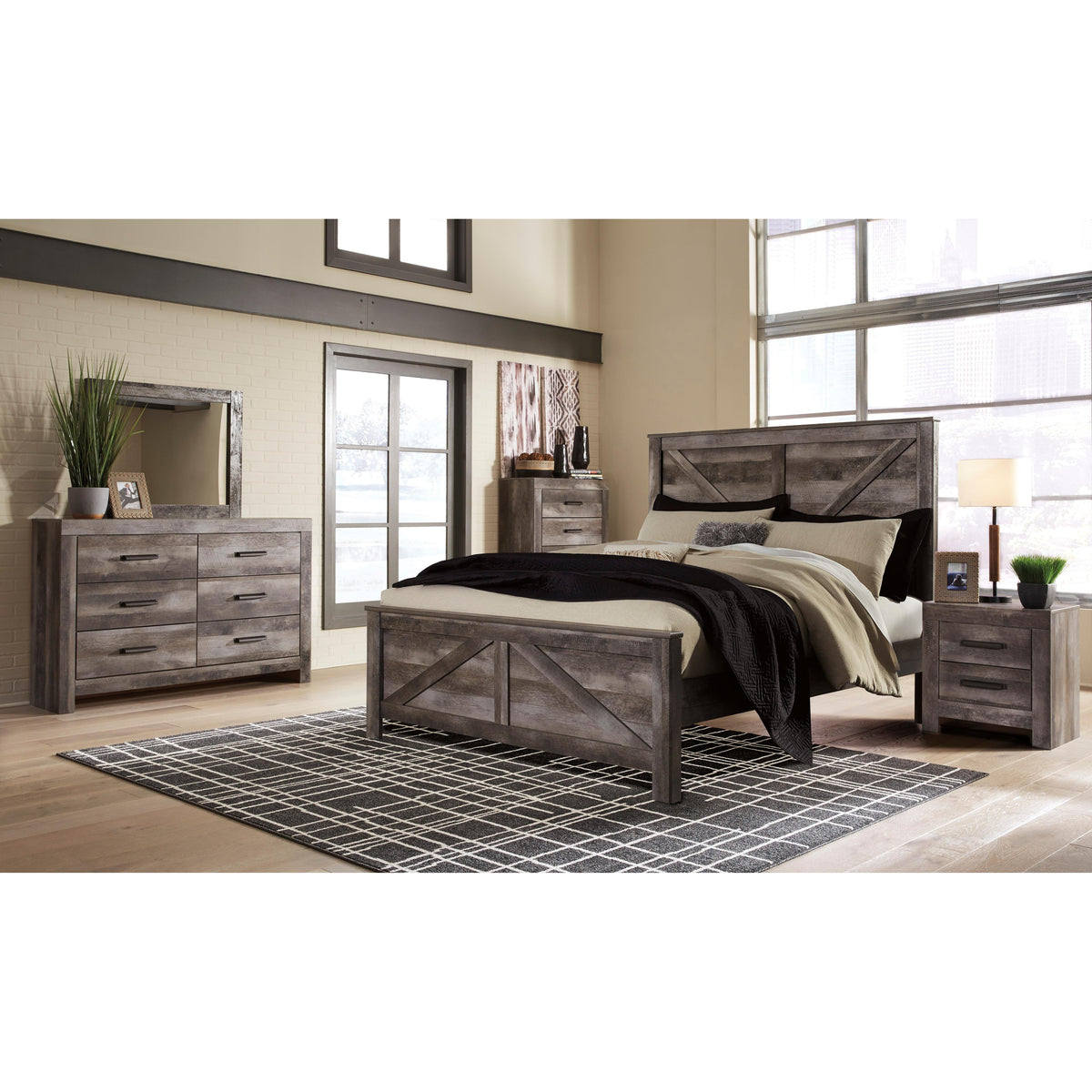 Signature Design by Ashley Wynnlow King Panel Bed B440-58/B440-56/B440