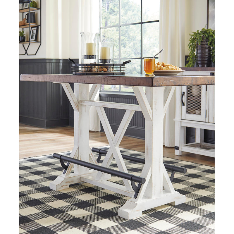 Counter height trestle table discount
