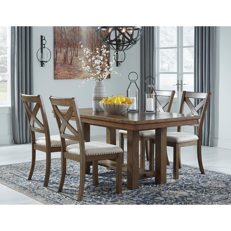 Signature Design by Ashley Moriville Dining Table with Trestle Base D6