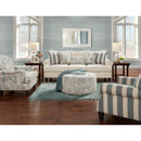 Fusion Furniture Fabric Ottoman 140 BLUE LAGOON SPA IMAGE 3