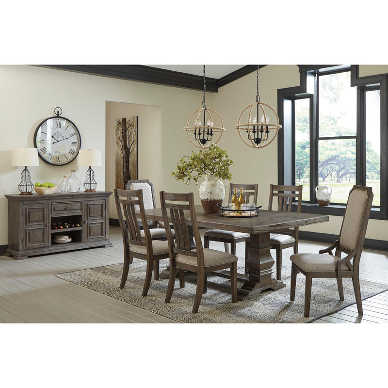 Signature Design by Ashley Wyndahl Dining table with Trestle Base D813-55T/D813-55B IMAGE 6