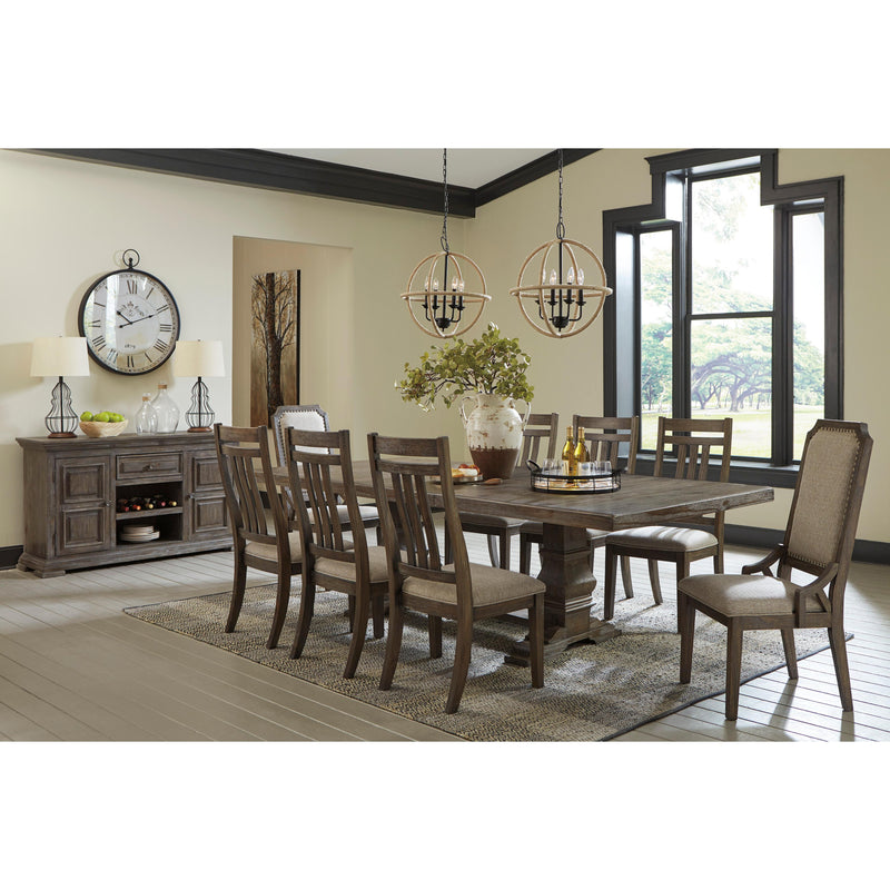 Signature Design by Ashley Wyndahl Dining table with Trestle Base D813-55T/D813-55B IMAGE 7