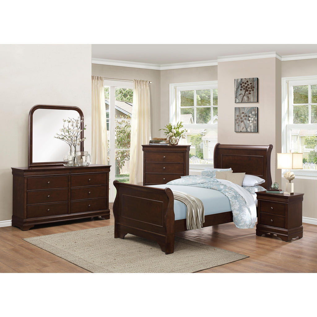 Homelegance Abbeville Twin Sleigh Bed 1856T 1