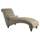 Homelegance Fabric Chaise 1162BR-5 IMAGE 2