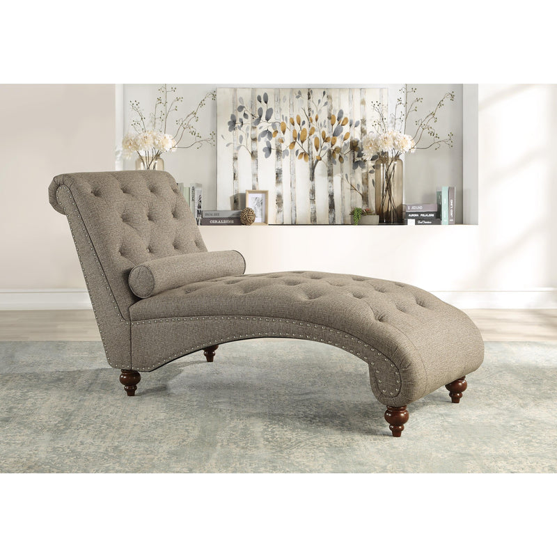 Homelegance Fabric Chaise 1162BR-5 IMAGE 5