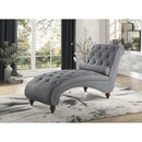 Homelegance Fabric Chaise 1162GY-5 IMAGE 4