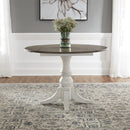  Liberty Furniture Industries Inc. Round Magnolia Manor Dining Table with Pedestal Base 244-T4444 IMAGE 1