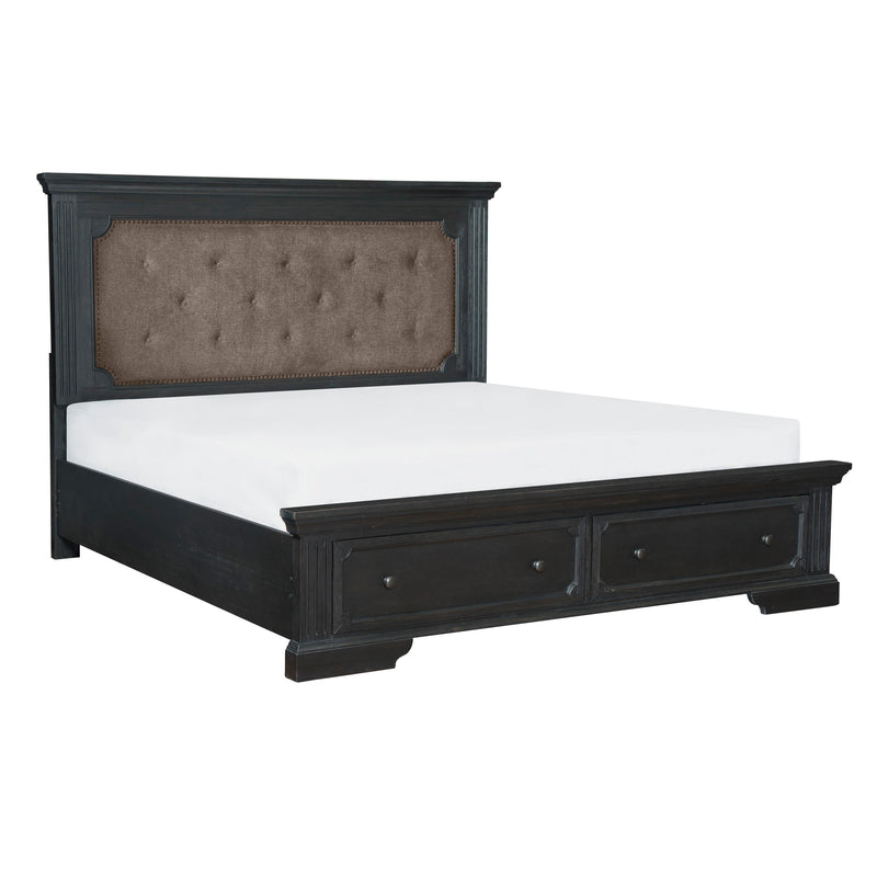 Homelegance Bolingbrook California King Upholstered Panel Bed with Storage 1647K-1CK* IMAGE 2