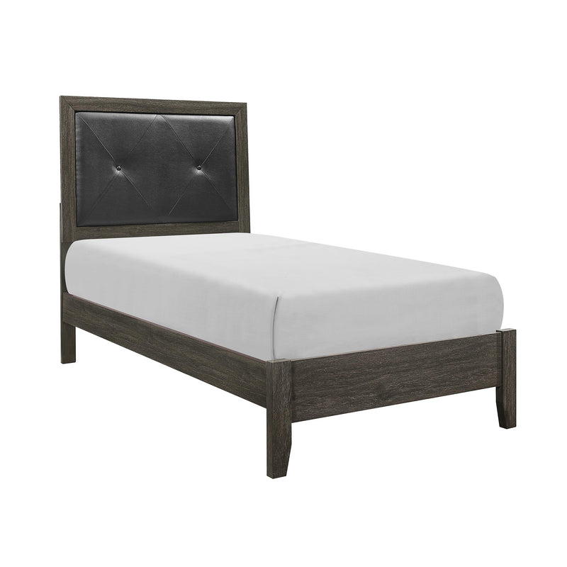 Homelegance Edina Twin Upholstered Panel Bed 2145TNP-1*