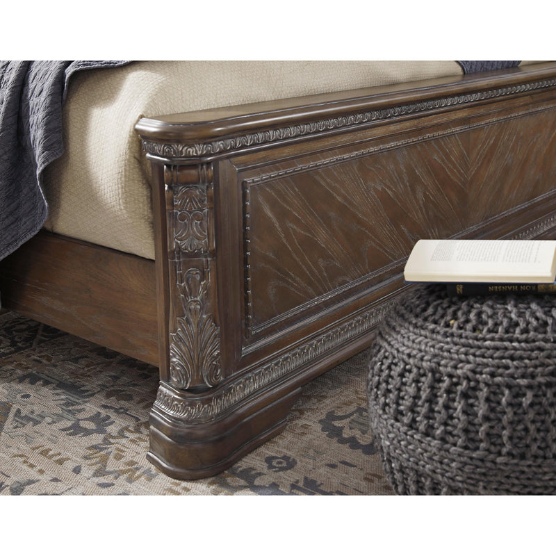 Signature Design by Ashley Charmond King Upholstered Sleigh Bed B803-58/B803-56/B803-97 IMAGE 4