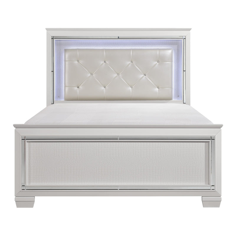 Homelegance Allura Full Upholstered Panel Bed 1916FW-1* IMAGE 1