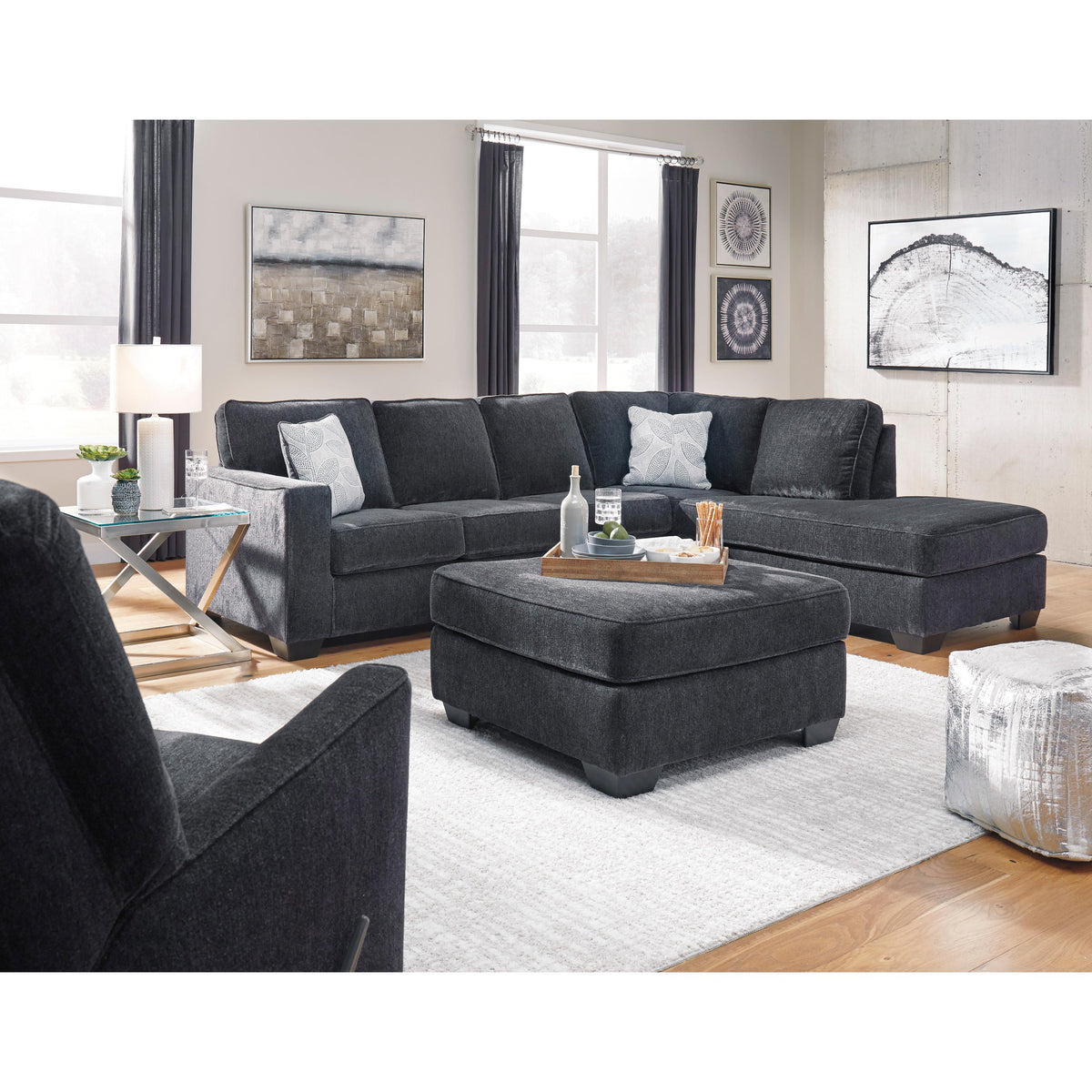Signature Design by Ashley Altari Fabric 2 pc Sectional 8721366/872131