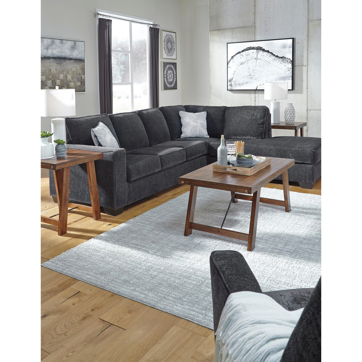SR⭐︎ APT-013 Signature Design by Ashley Altari Fabric 2 pc Sectional 8721366/872131