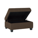 Homelegance Maston Fabric Storage Ottoman 9507CHC-4 IMAGE 3