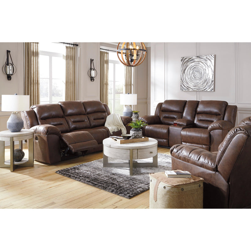 Signature Design by Ashley Stoneland Power Rocker Leather Look Recliner 3990498 IMAGE 8