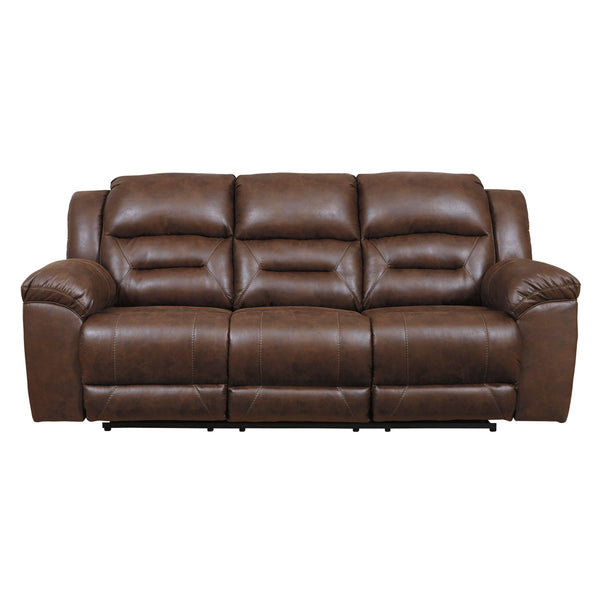 Signature Design by Ashley Stoneland Power Reclining Leather Look Sofa 3990487 IMAGE 1