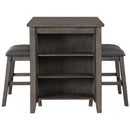 Signature Design by Ashley Caitbrook 3 pc Counter Height Dinette D388-113 IMAGE 4