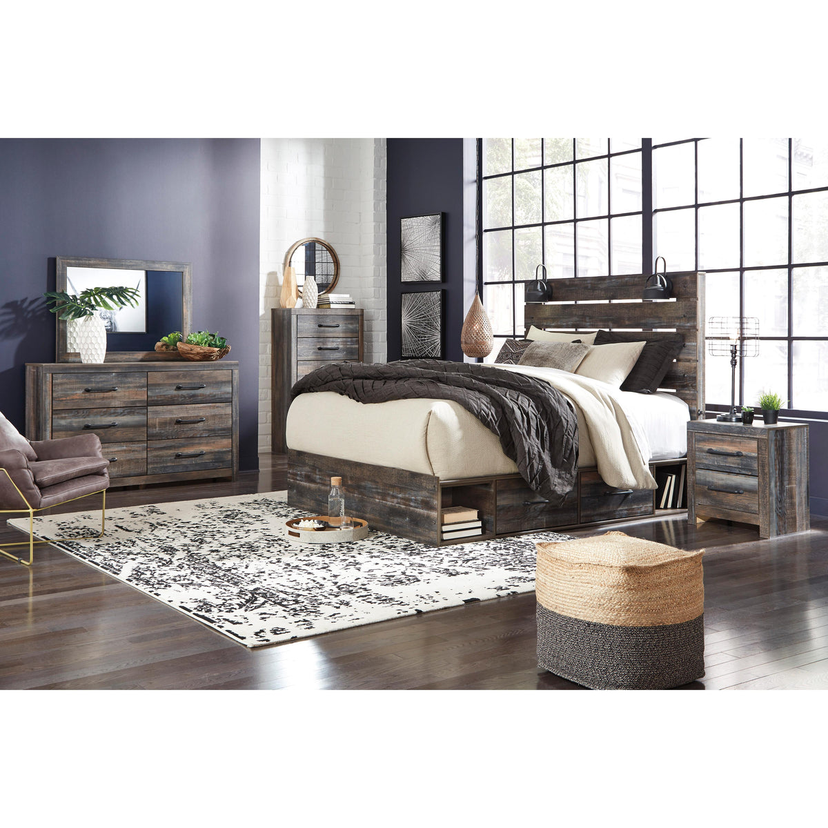Signature Design by Ashley Drystan Queen Panel Bed with