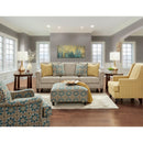 Fusion Furniture Fabric Ottoman 109 PETRA CAPRI IMAGE 2