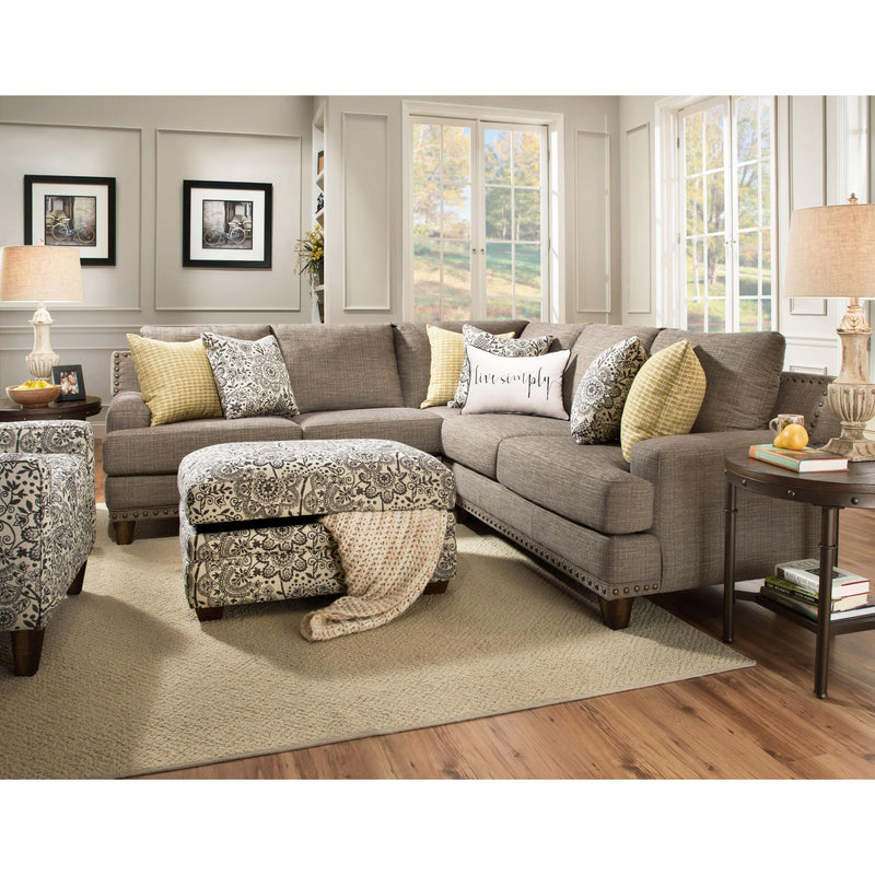 Franklin Julienne Fabric Storage Ottoman 81218-1602-04 IMAGE 3
