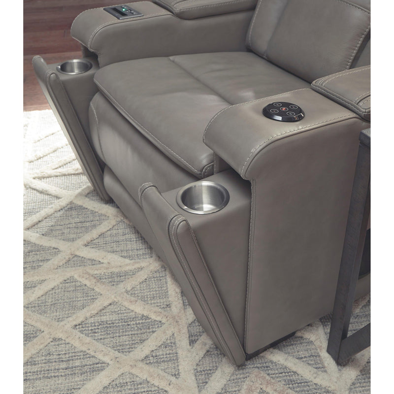 Signature Design by Ashley Boerna Power Leather Match Recliner 7360713 IMAGE 11