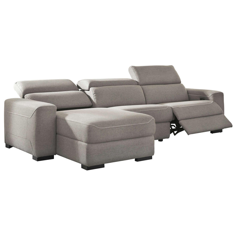 Signature Design by Ashley Mabton Power Reclining Fabric 3 pc Sectional 7700579/7700546/7700562 IMAGE 2