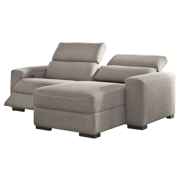 Signature Design by Ashley Mabton Power Reclining Fabric 2 pc Sectional 7700558/7700597 IMAGE 1