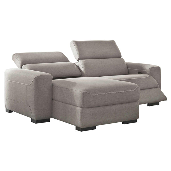 Signature Design by Ashley Mabton Power Reclining Fabric 2 pc Sectional 7700579/7700562 IMAGE 1