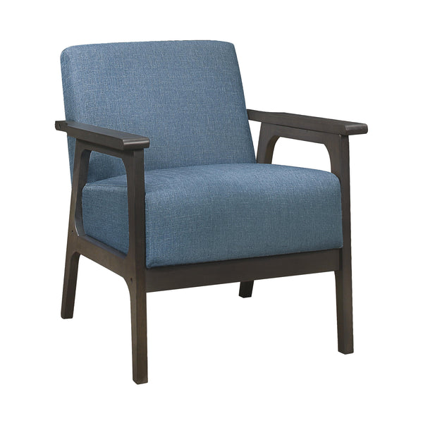Homelegance Ocala Stationary Fabric Accent Chair 1103BU-1 IMAGE 1