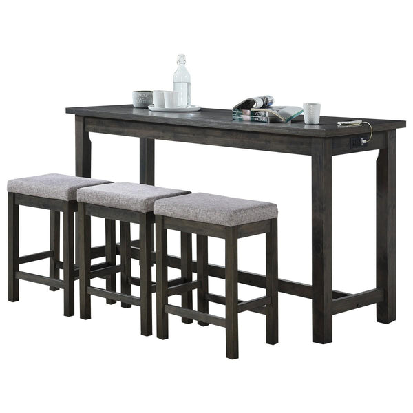 Homelegance Connected 4 pc Counter Height Dinette 5713GY IMAGE 1