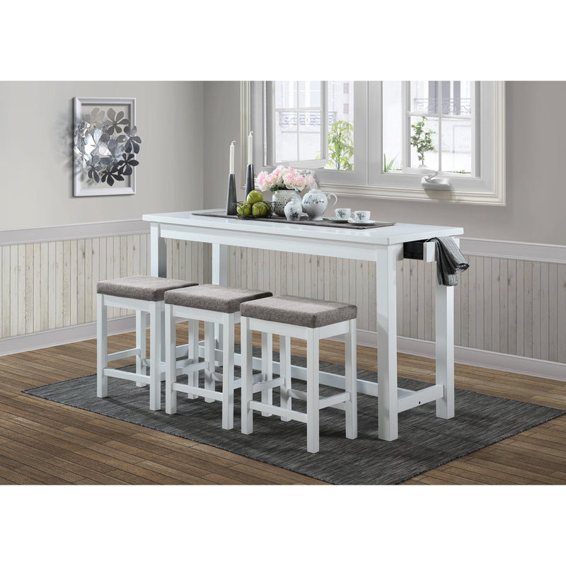 Homelegance Connected 4 pc Counter Height Dinette 5713WT IMAGE 7